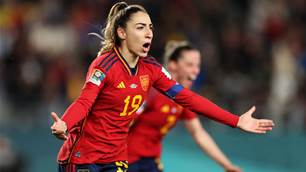 Snapshot of Spain's win in the Women's World Cup final