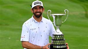 Pavon claims emotional first DP World Tour win