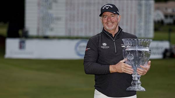 Pampling ends marathon day with Champions Tour title