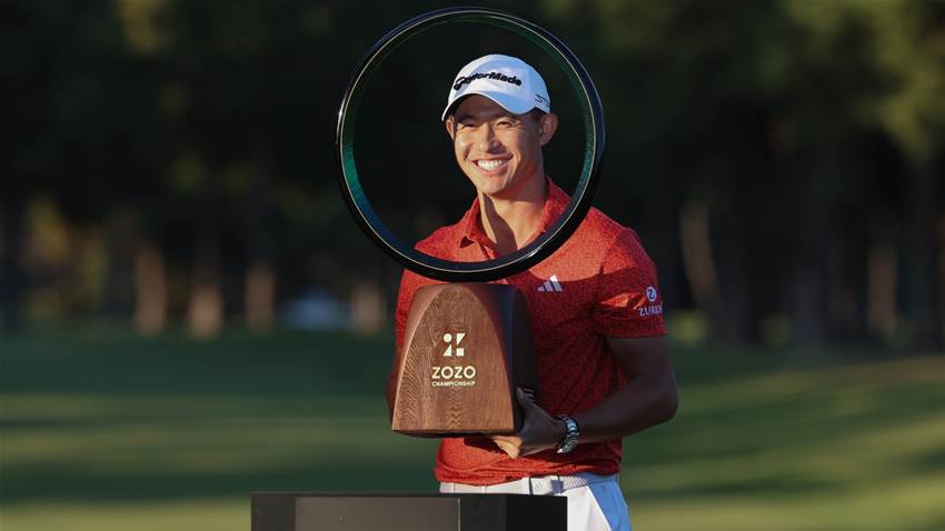 Morikawa breaks drought at Zozo Championship Morikawa breaks drought at Zozo Championship