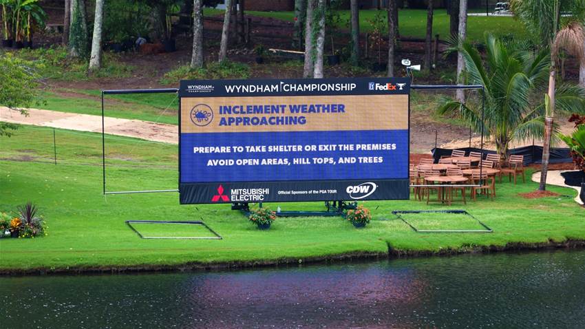Storm Debby wipes out first day of Wyndham Championship Storm Debby wipes out first day of Wyndham Championship