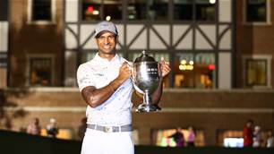 England's Rai wins first PGA Tour title on marathon day