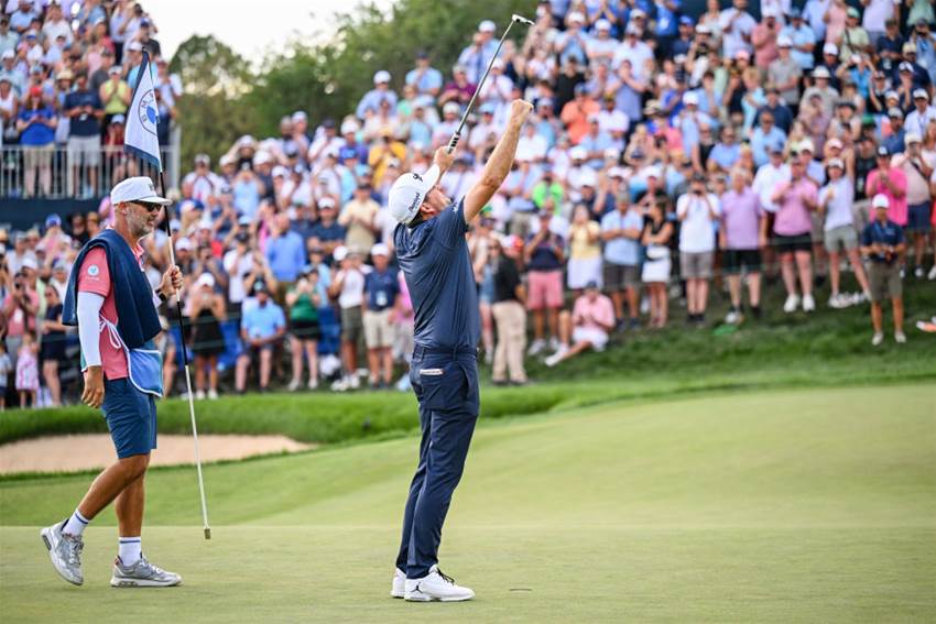 Last man Bradley wins BMW Championship and surges into Tour Championship finale Last man Bradley wins BMW Championship and surges into Tour Championship finale