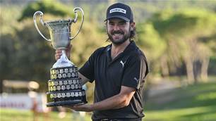 Hidalgo claims first DP World Tour victory in play-off