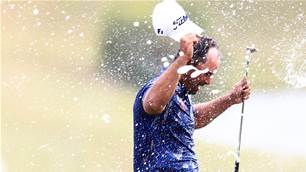 New dad Campos secures maiden PGA Tour title in Bermuda
