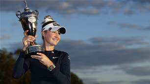 Korda storms to her seventh LPGA title of year