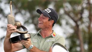 Hovland breaks win drought at the Valspar Championship