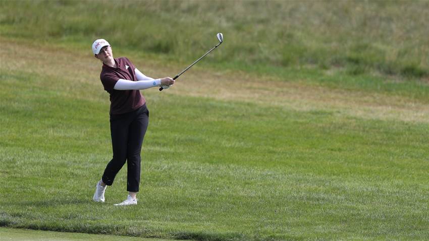 Davidson shares lead as Aussies charge at Meijer Classic Davidson shares lead as Aussies charge at Meijer Classic