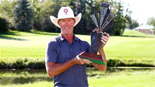 Aussie finally gets over the line on Champions Tour