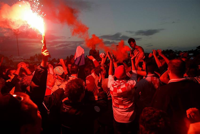 Football chief's fury over ref attack, flares, racist chants and all-in brawls Football chief's fury over ref attack, flares, racist chants and all-in brawls