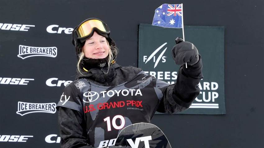 Aussie wins our first ever Snowboard World Cup gold medal