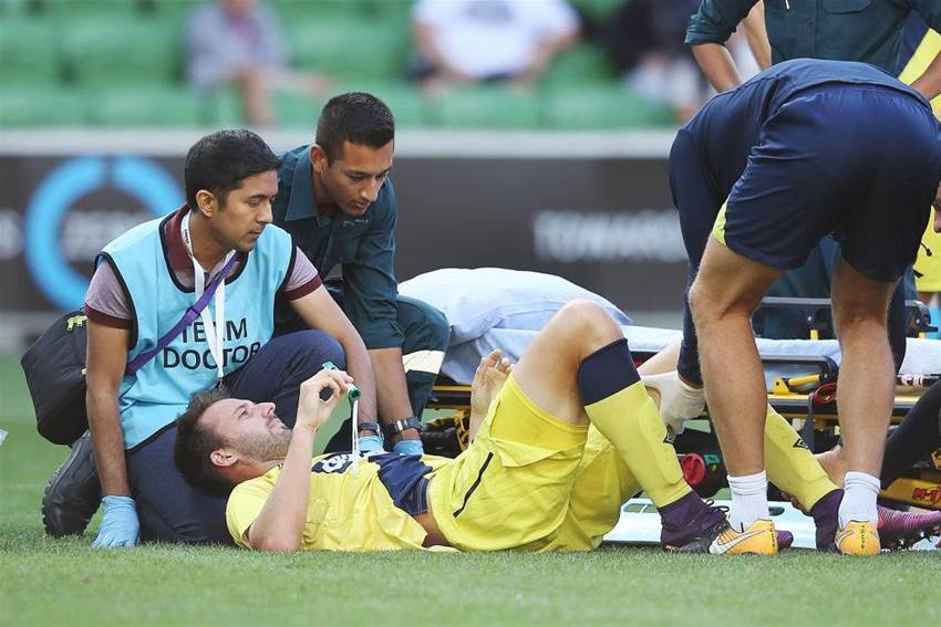 Golec suffers ugly broken leg Golec suffers ugly broken leg