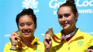 Golden dive for Qin and Sheehan
