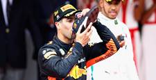 Ricciardo's shoey sledge at F1 rivals