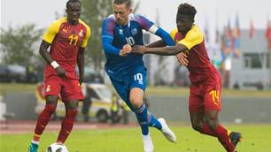 Iceland Held to 2-2 draw by Ghana