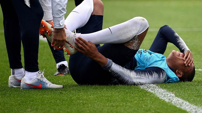 Mbappe says injury not serious ahead of Socceroos clash