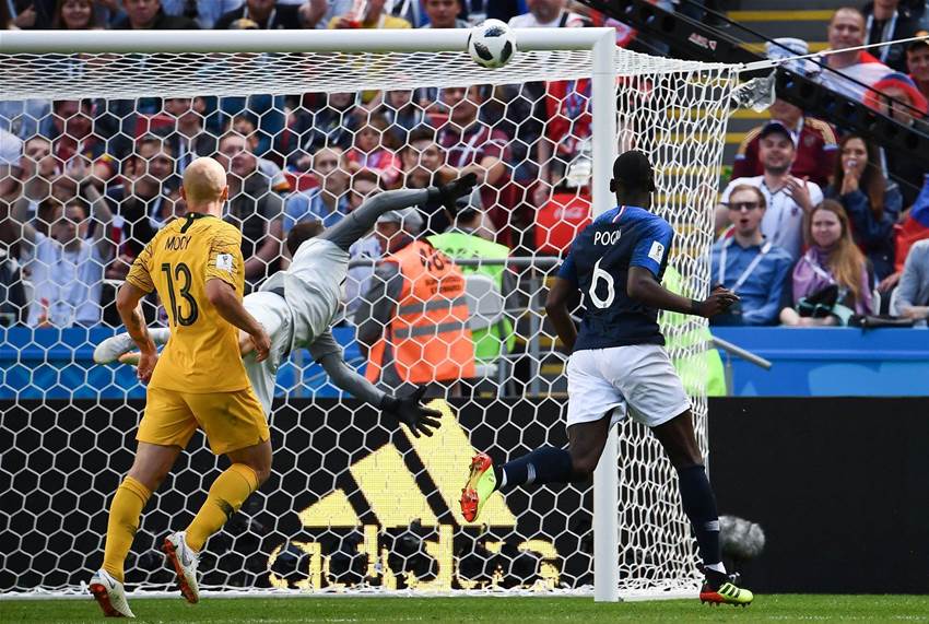 Pogba earns France 2-1 victory over Australia