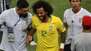 Brazil's Marcelo subbed due to back spasm - Tite