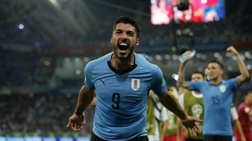 Suarez praises 'cold-blooded' Uruguay