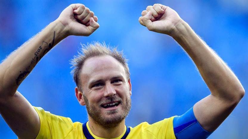 Sweden captain Granqvist 'barely slept last night' as wife gave birth to daughter