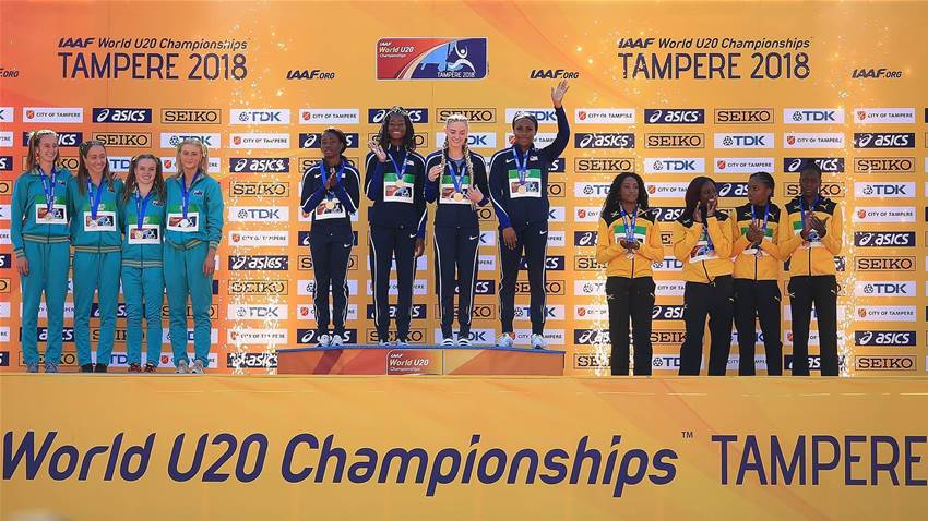 Silver for 4x400 relay team at World U20 Champs