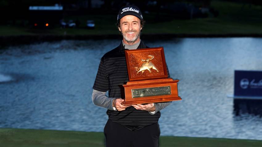 Aussie Hensby breaks through on Champions Tour Aussie Hensby breaks through on Champions Tour