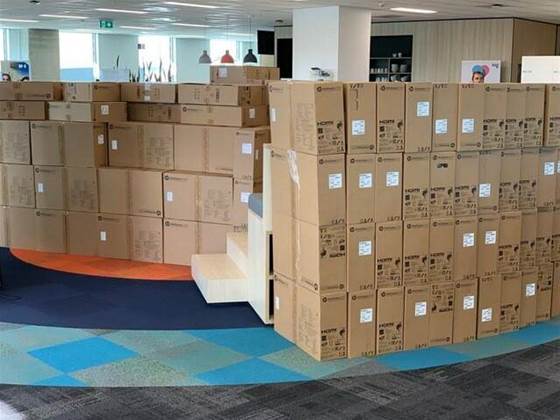 IAG ran a 'tech drive-thru' to get laptops out to staff