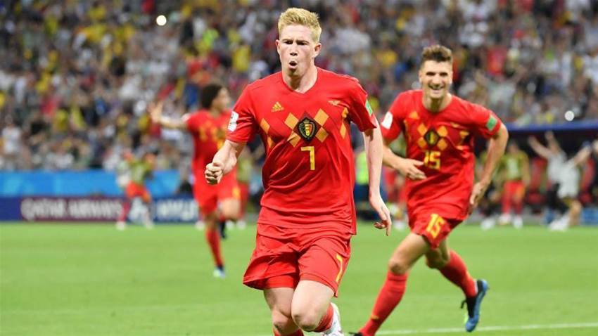 Belgium beat Brazil 2-1 to set up France semi-final clash