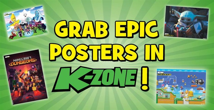 Get 5 Posters In K-Zone's May Issue: Animal Crossing, Minecraft, Star Wars, Mario and Steven Universe!