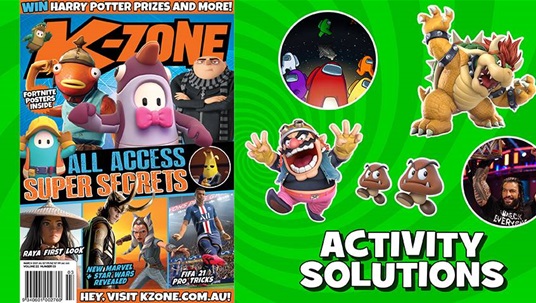 MARCH 2021 ISSUE ACTIVITY SOLUTIONS