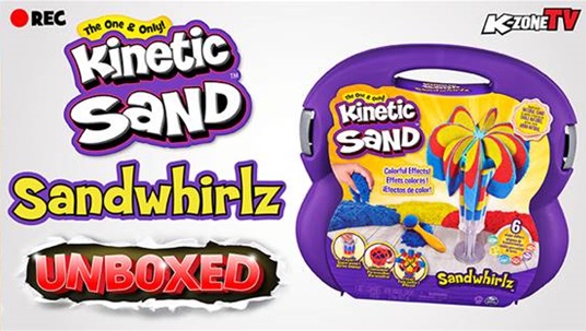 Kinetic Sand Sandwhirlz Unboxing