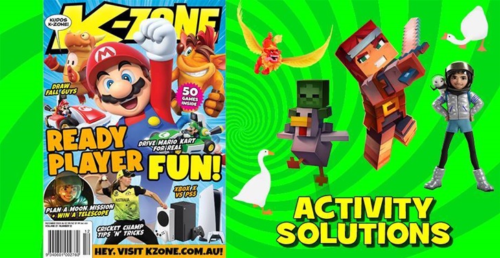 DECEMBER 2020 ISSUE ACTIVITY SOLUTIONS