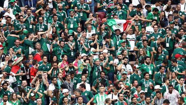 Capacity crowd watch Mexico stun Germany