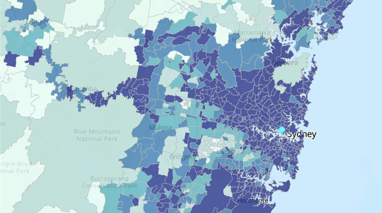 NSW government rates every suburb's mobile and fixed internet
