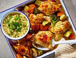 Easy Chicken and Veggie Traybake Recipe
