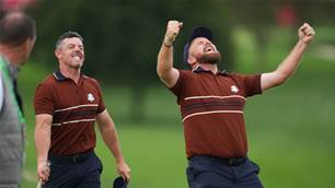 McIlroy fumes but silences U.S fans in fiery Ryder Cup