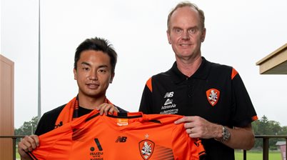 A-League's Roar land Japanese striker on loan