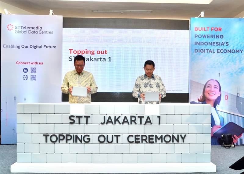 STT GDC finishes structural work on first data centre building in Indonesia