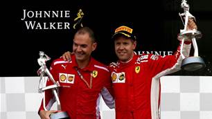 Vettel serene in Spa