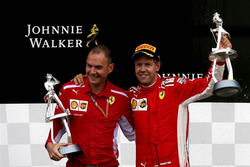 Vettel serene in Spa Vettel serene in Spa