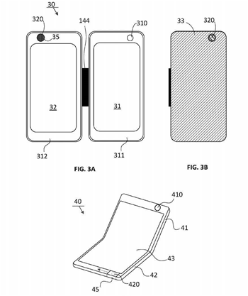 Microsoft patents foldable smartphone designs