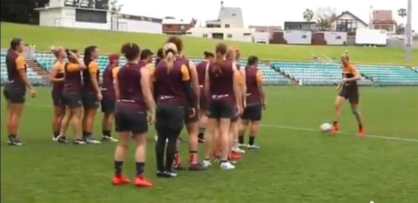 Watch! Relaxed Broncos mucking around before Grand Final