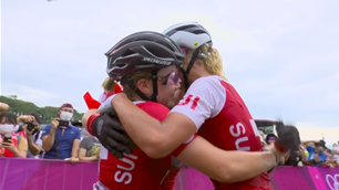 Swiss Gold, Silver and Bronze at Tokyo 2020 women's MTB race