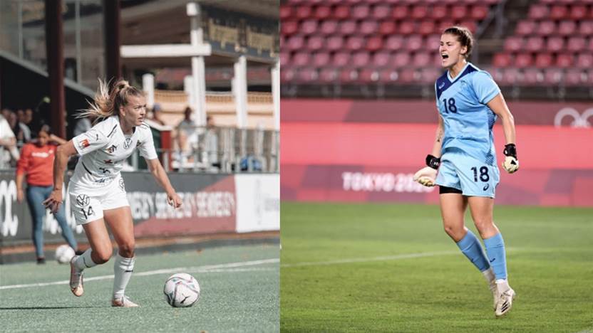 Two young Matildas become champions of Sweden