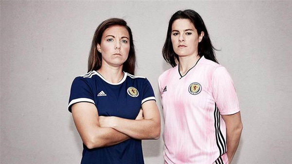 Scotland celebrate first Women's World Cup with first women's kits