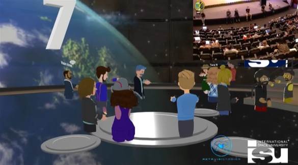 International Space University delivers lecture in the metaverse