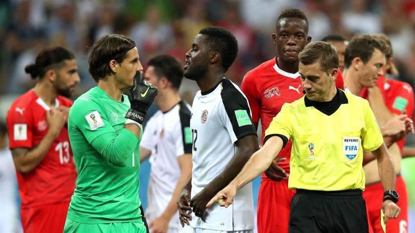Switzerland draw 2-2 with Costa Rica but qualify for Round of 16 Switzerland draw 2-2 with Costa Rica but qualify for Round of 16