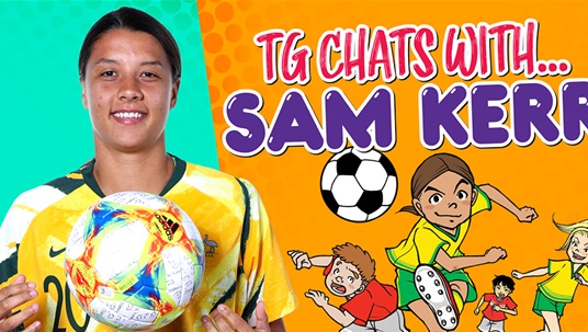 Kicking goals! Sam Kerr chats with Total Girl - soccer tips and more!