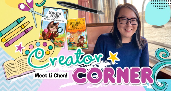 TG Creator Corner with Detective Beans creator, Li Chen TG Creator Corner with Detective Beans creator, Li Chen