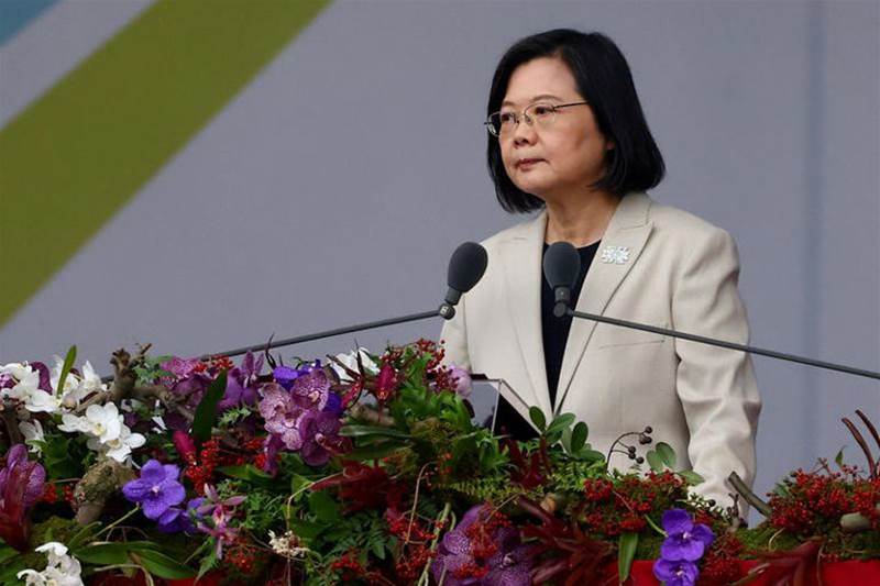 Taiwan president decries "rumours" about chip investment risks